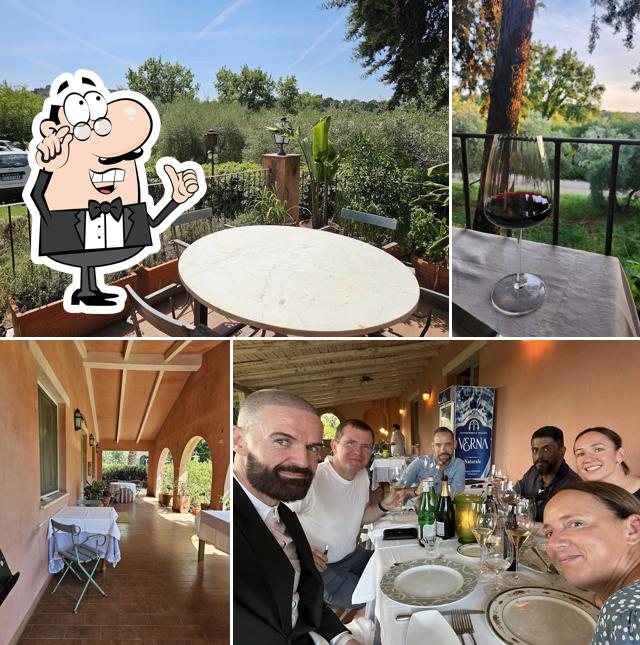 Gli interni di Trattoria Verdiana