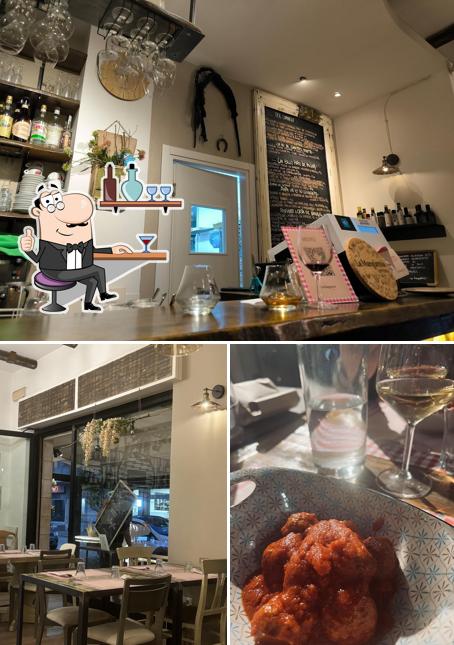 Gli interni di Osteria la Mangiatoia
