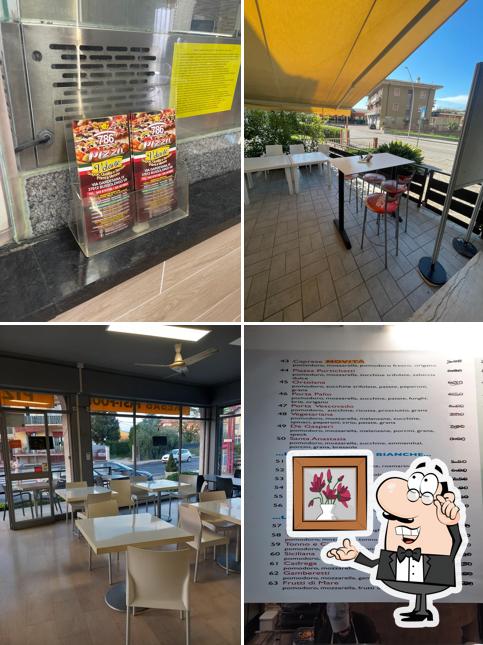Dai un'occhiata agli interni di Pizza Volante