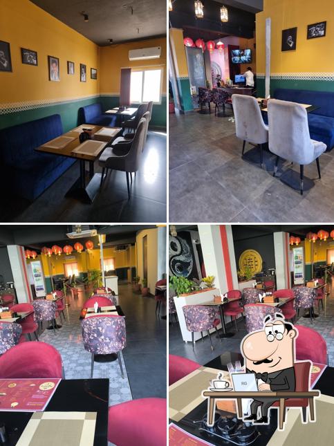 The interior of KANDANAVOLU RESTAURANT