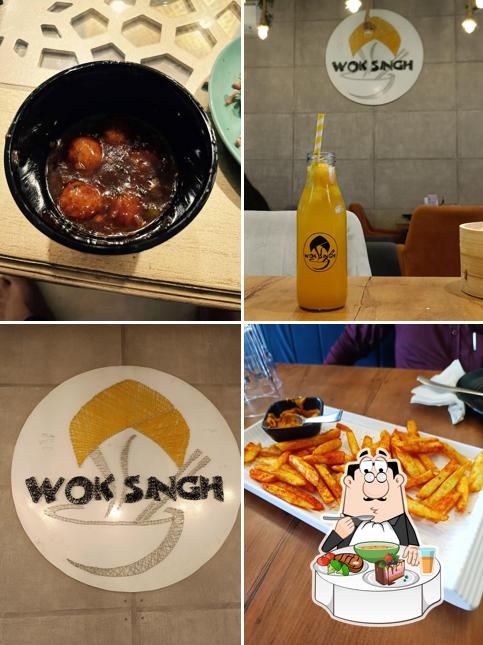 Hot and sour soup at Wok Singh Amritsar