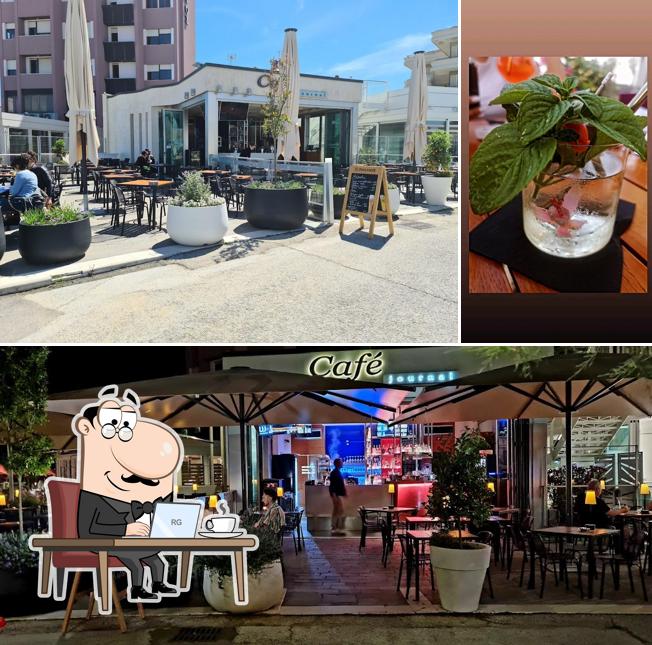 Gli interni di Café Journal – Ristorante di Pesce & Cocktail Bar