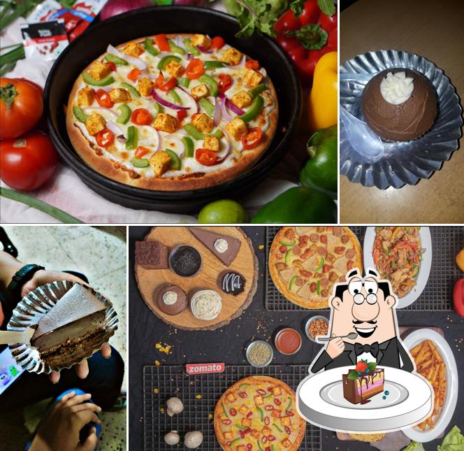 Chocolate cake at Pizza Puram