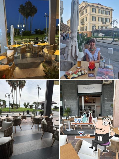 Gli interni di Dado Caffè Alassio