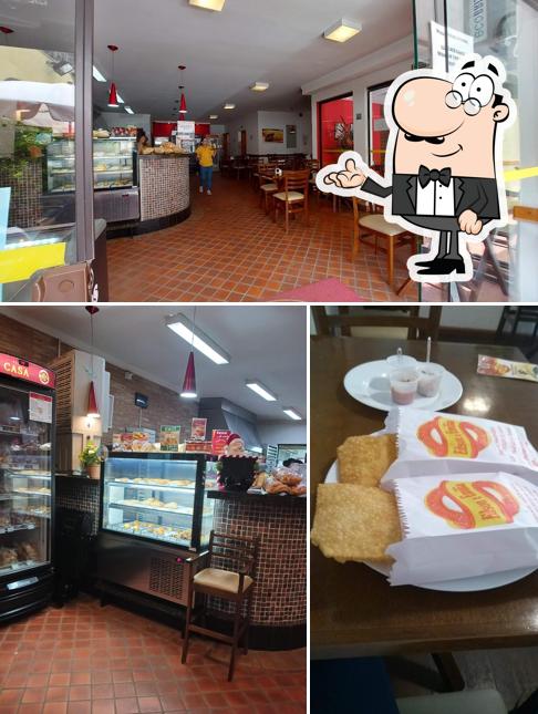 O interior do Edson e Emilia - Pastéis e Salgados - Vila Bastos