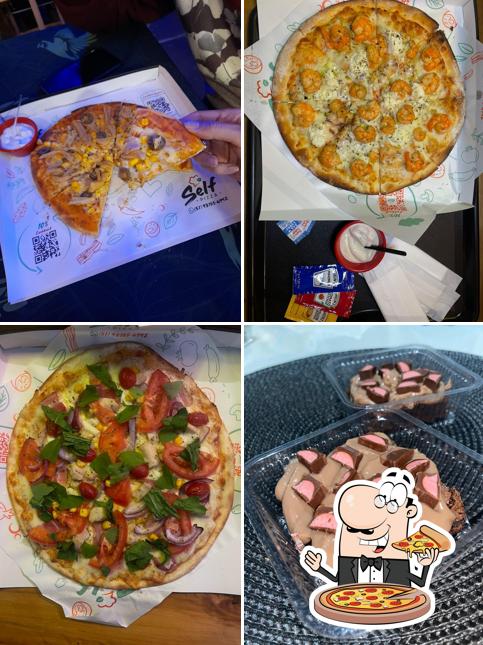 No Self Pizza, você pode degustar pizza