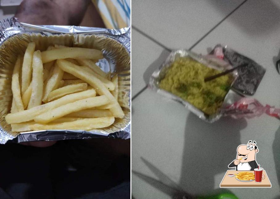 French fries at Krishav's Cafe