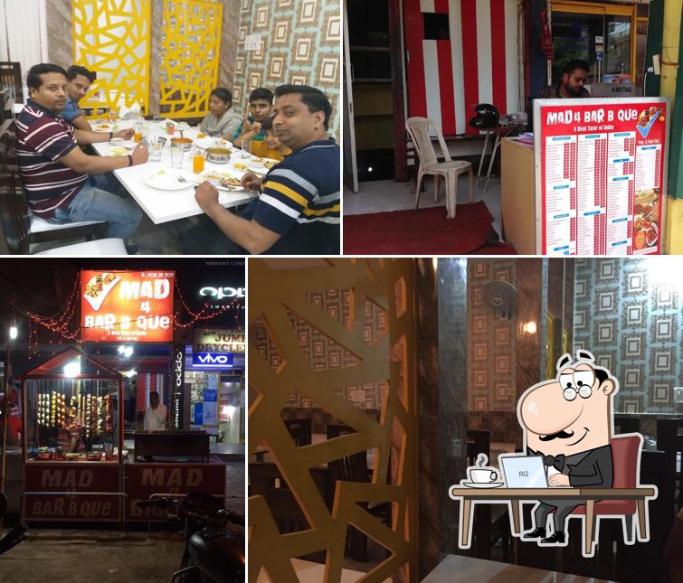 The interior of Mad 4 Bar B Que Restaurant & Caterers