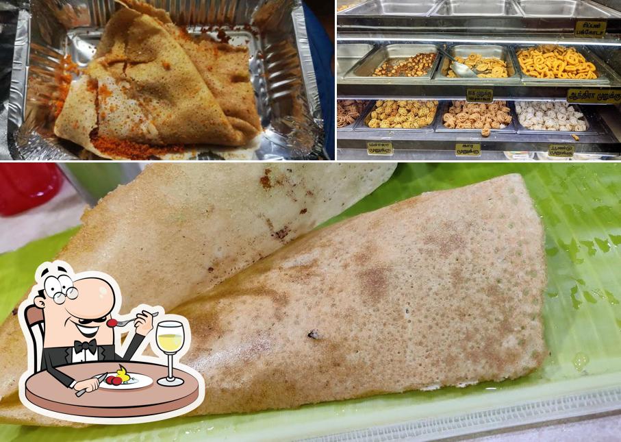 Food at Sri Saraswathi Cafe