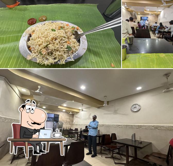 Check out the photo displaying interior and food at Annalakshmi