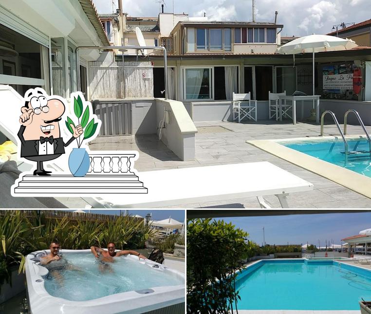 Gli esterni di Bagno La Pace