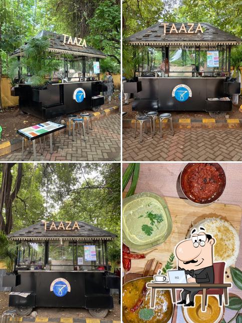 The interior of The Taaza Food Company
