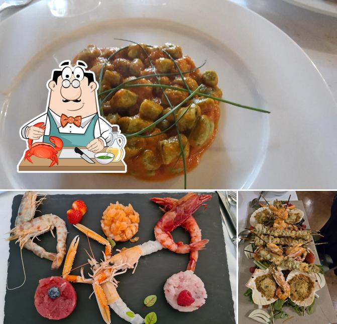 Prenditi la cucina di mare a Ristorante Antiche Mura Di Pantani Gabriele