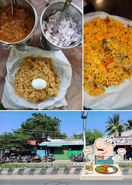 Among various things one can find food and exterior at Bismi Chicken Briyani, Fast Food & Tiffin
