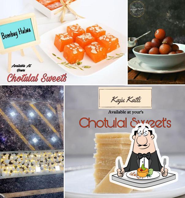 Food at Chotulal Sweets