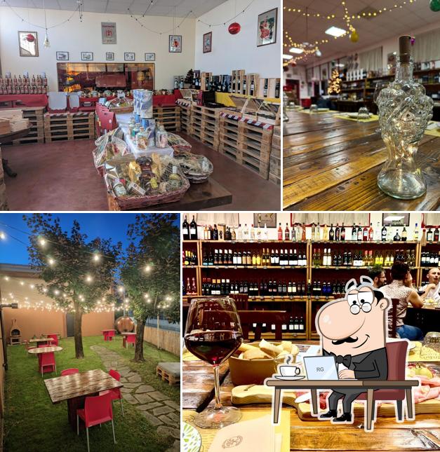 Gli interni di Ferrario Vini & La Bottega Del Vino