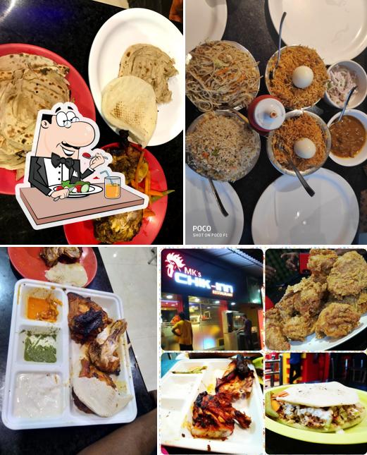 Meals at MK's chikk inn restaurant