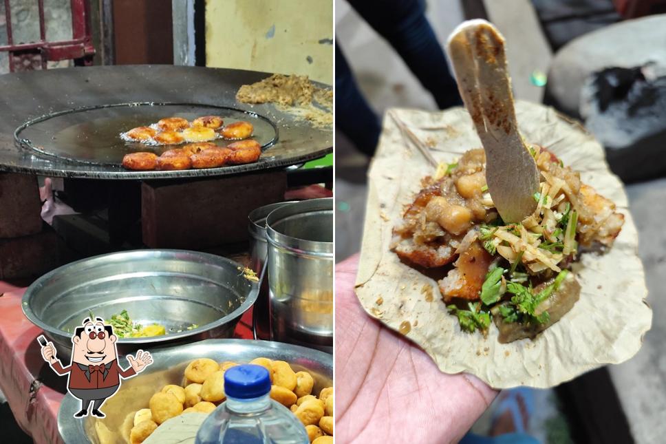 Food at Mahveer tikki chat