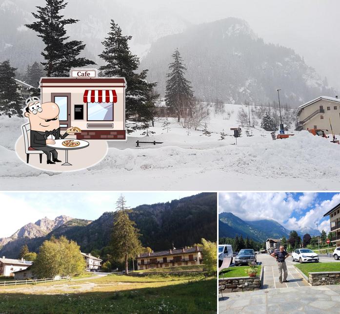 Goditi la vista dall'area esterna di Bar Lorelei