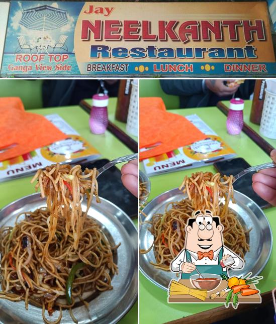Spaghetti bolognese at Jay Neelkanth Restaurant