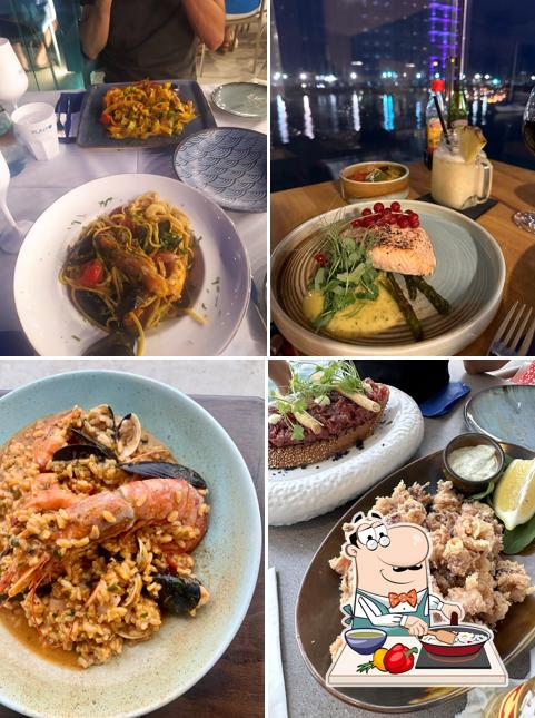 Paella at Punto Bar & Dine
