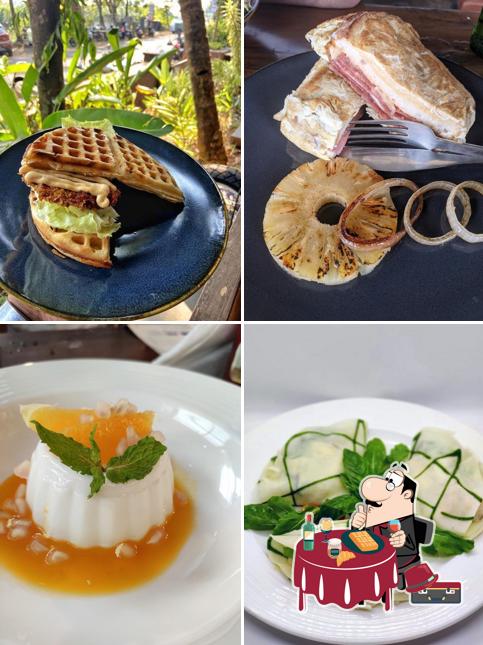 Waffles at Royal Enfield Garage Cafe