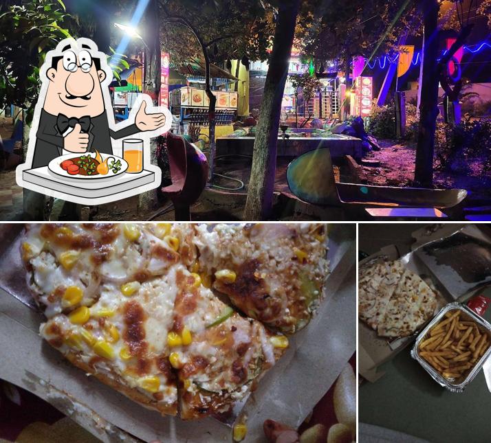 Take a look at the picture displaying food and play area at MMP Garden Cafe