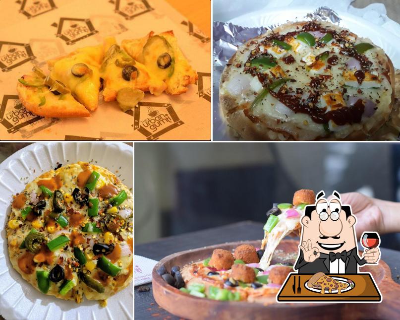 Get pizza at The Urban Gumti