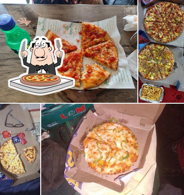 Order various types of pizza