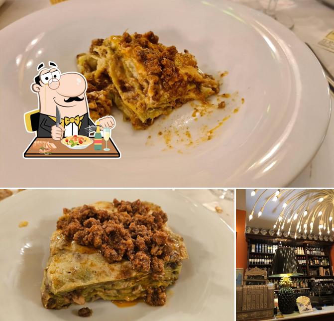 La immagine di cibo e vino da Antica Trattoria della Gigina