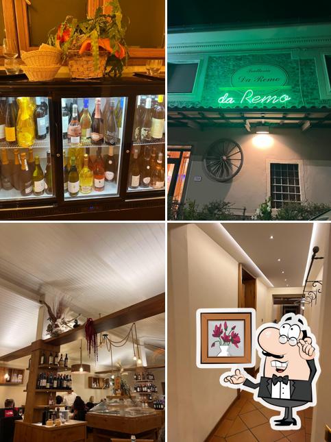 Dai un'occhiata agli interni di Da Remo