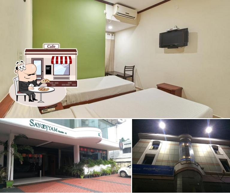 Enjoy the view at the outside area of HOTEL SAYOOJYAM RESIDENCY