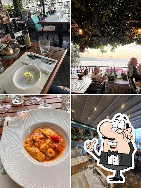 Gli interni di Ostaria Veranda