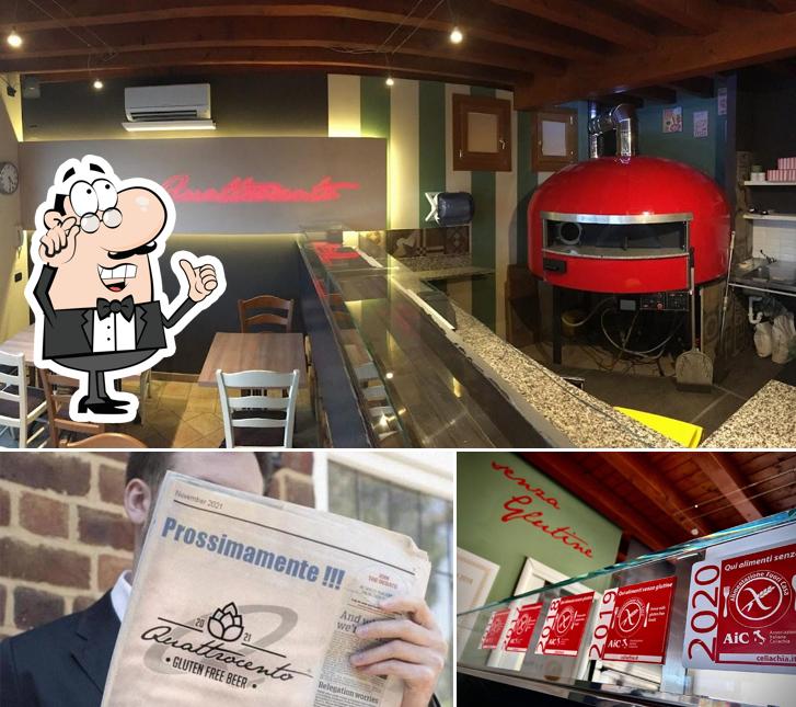 Dai un'occhiata agli interni di Pizzeria Focacceria Quattrocento