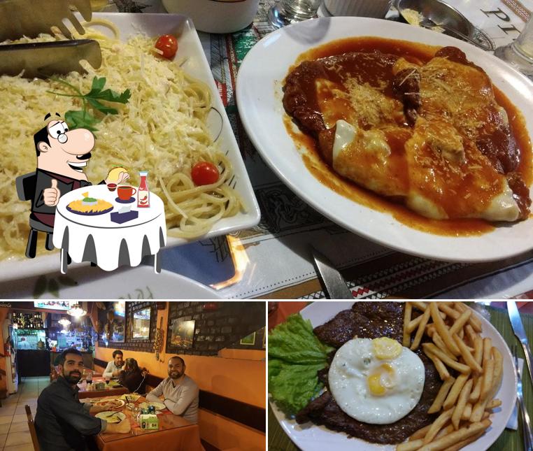Prato de queijo em Ristorante Vesúvio