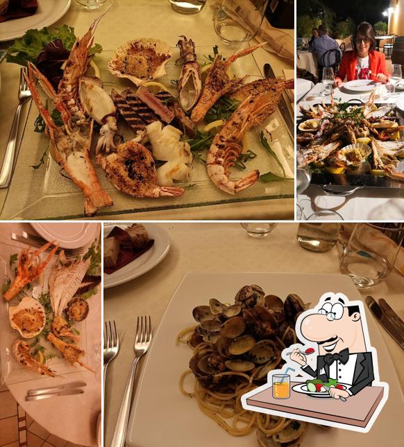 Scampi al Ristorante Da Angelo