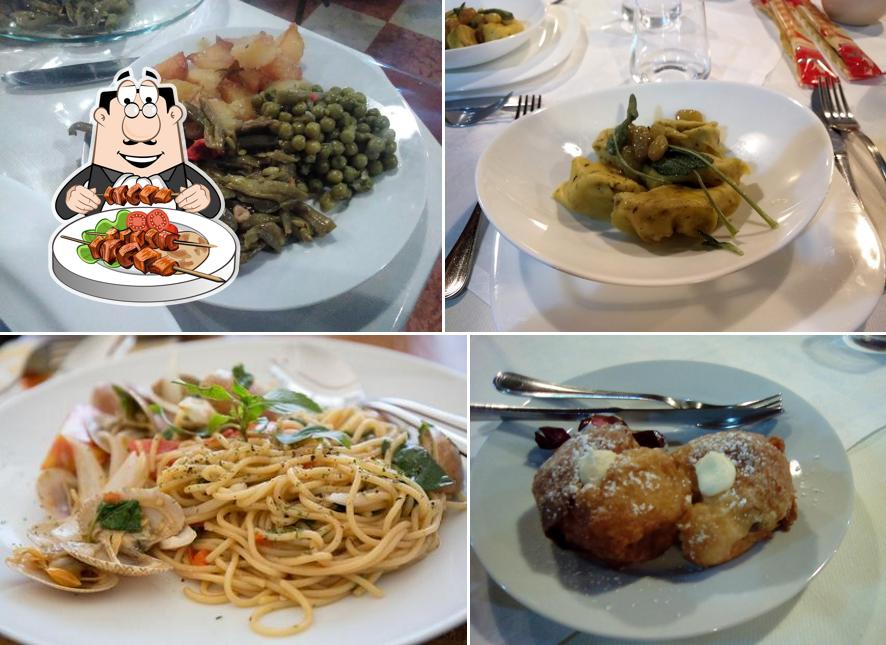 Cibo al Trattoria Alla Colomba