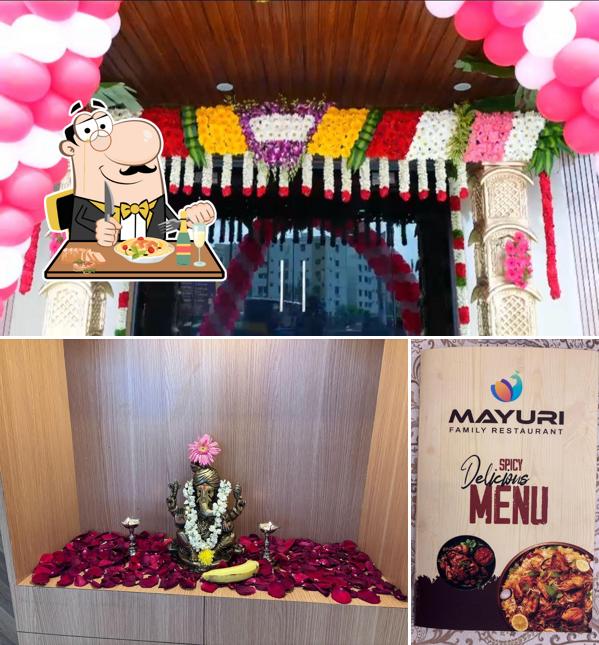 Food at Mayuri Family Restaurant