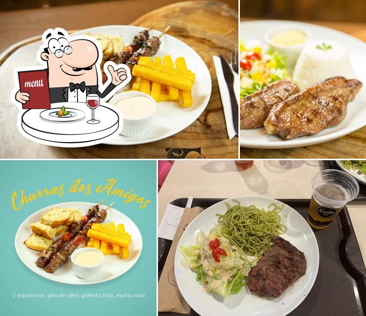 Platos en Confra Grill