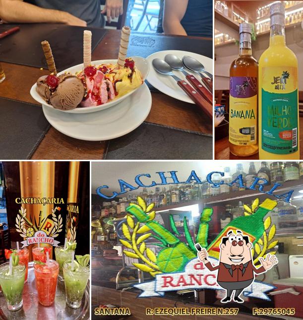 Comida em Cachaçaria do Rancho Santana