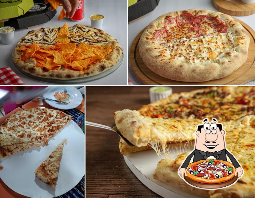 No Guará Lanches, você pode degustar pizza