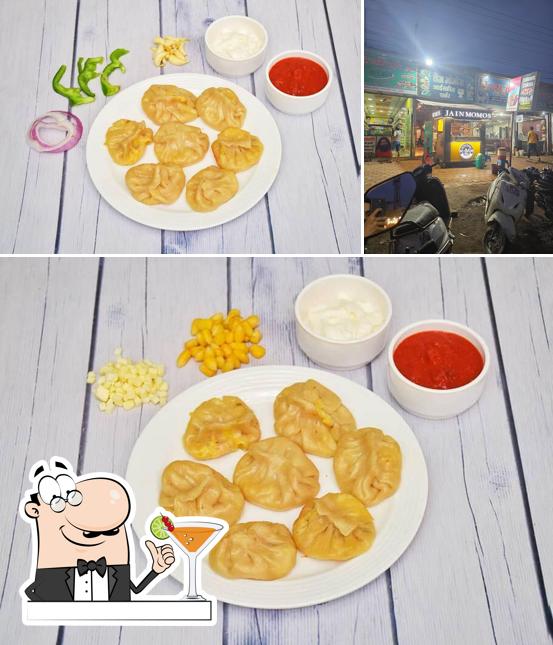 The photo of JAIN MOMOS’s drink and exterior