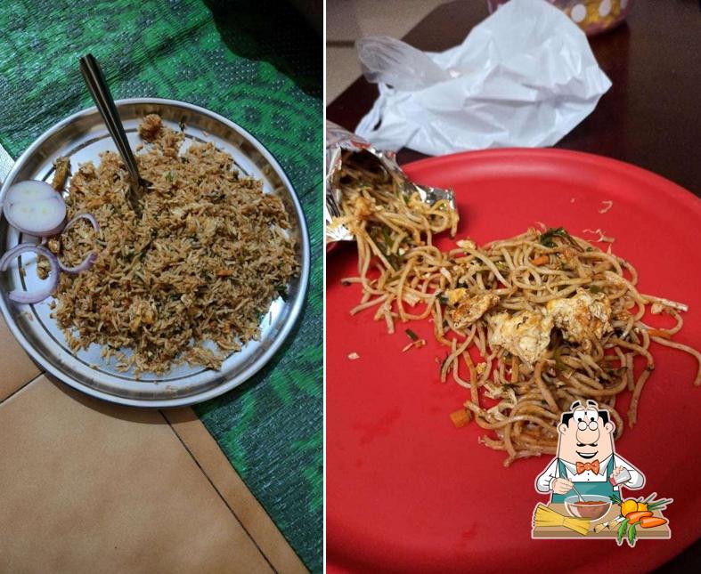 Spaghetti bolognese at Karthik Kitchen