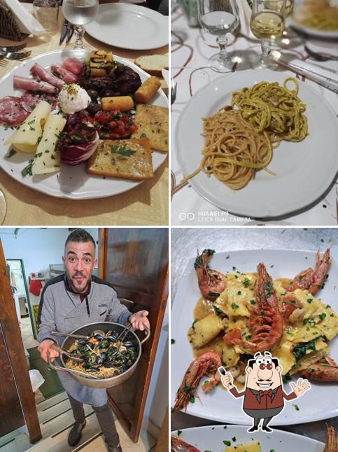 Platti al Trattoria La Buona Forchetta