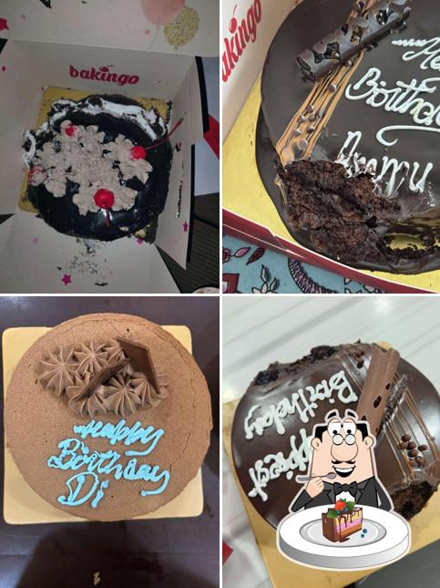 Chocolate cake at Bakingo