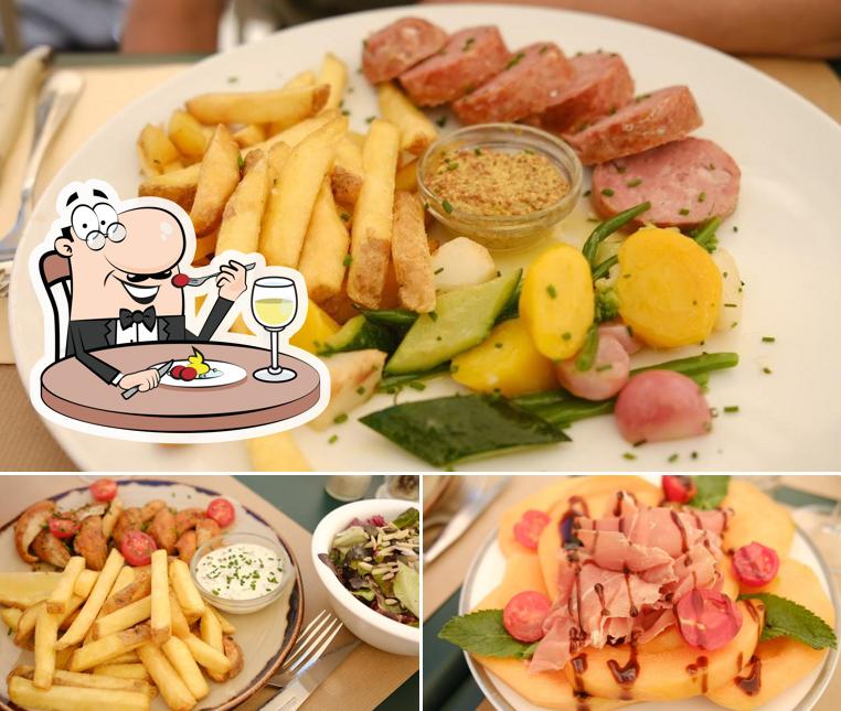 Cibo al Café de la Poste à Cully