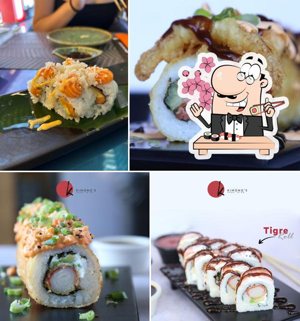 Prenditi le diverse opzioni di sushi