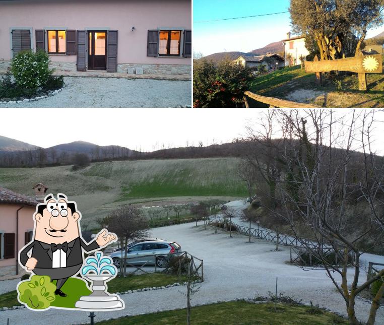 Goditi la vista dall'area esterna di Agriturismo Il Colle del Sole