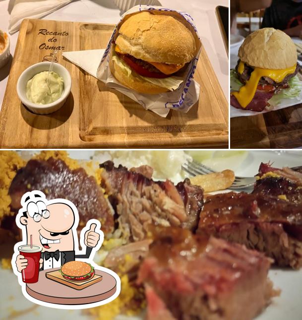 Consiga um hambúrguer no Recanto do Osmar