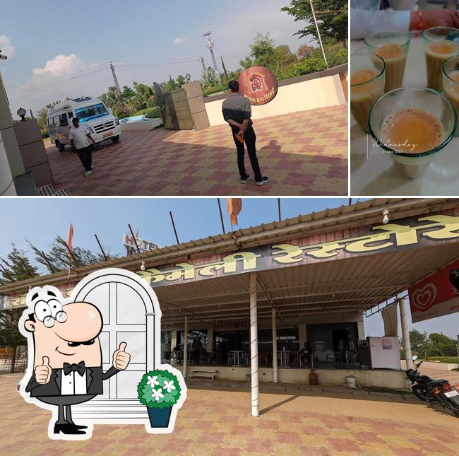 The photo of exterior and food at Royal Bagh Resort